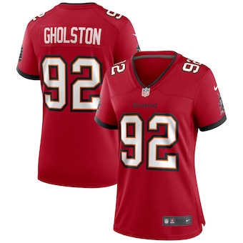 womens nike william gholston red tampa bay buccaneers game j